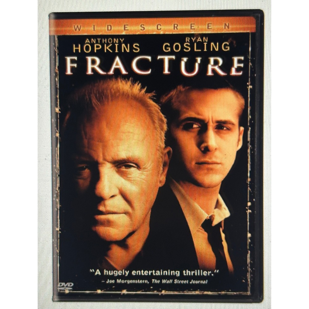 Fracture DVD Disc Only Anthony Hopkins Ryan Gosling Thriller Tested Works